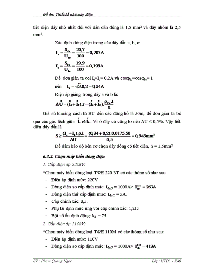 image for page Tính toán phụ tải và cân bằng công suất Chọn máy phát điện