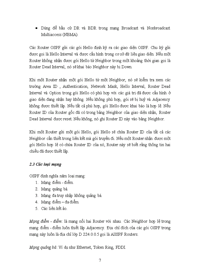 image for page Giao thức OSPF