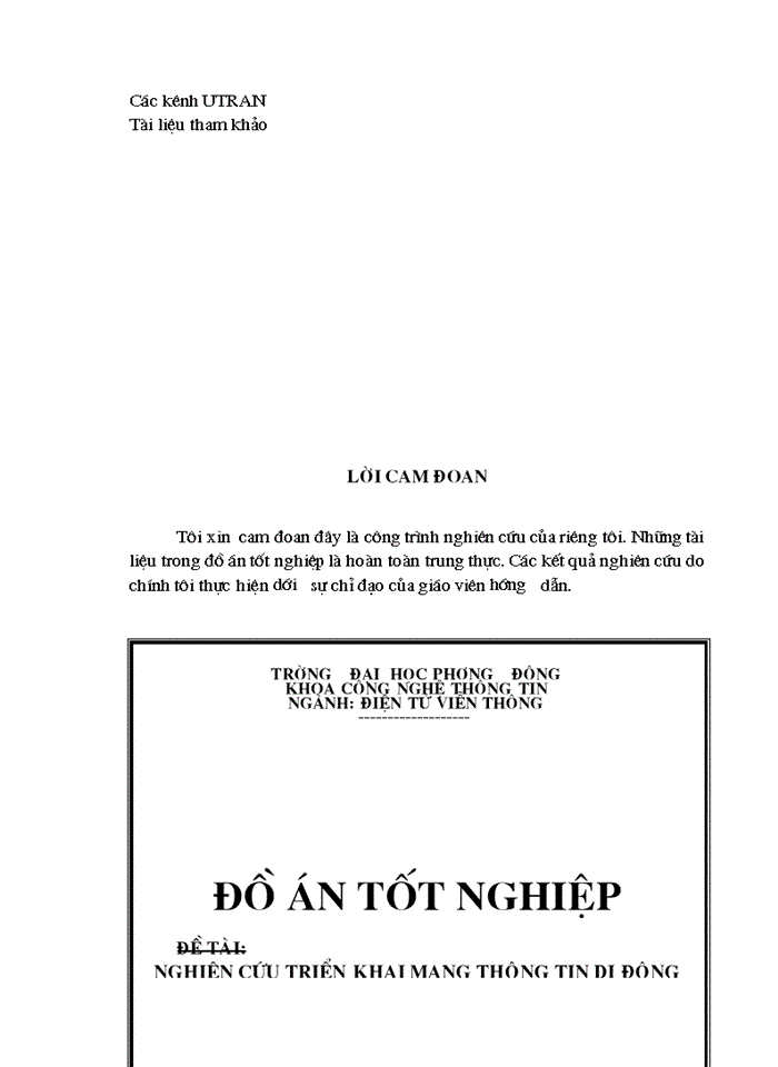 image for page Nghiên cứu triển khai mạng thông tin di động thế hệ 2GSM lờn thế hệ 3WCDMA