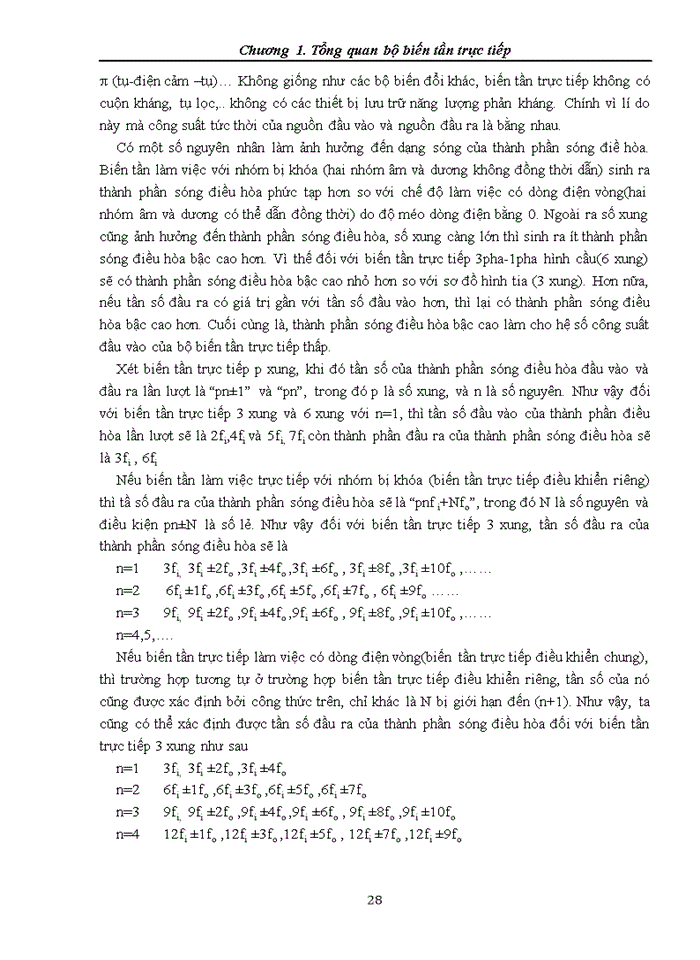 image for page Nghiên cứu bộ biến tần trực tiếp dùng tiristor với phương pháp điều khiển tích phân kép