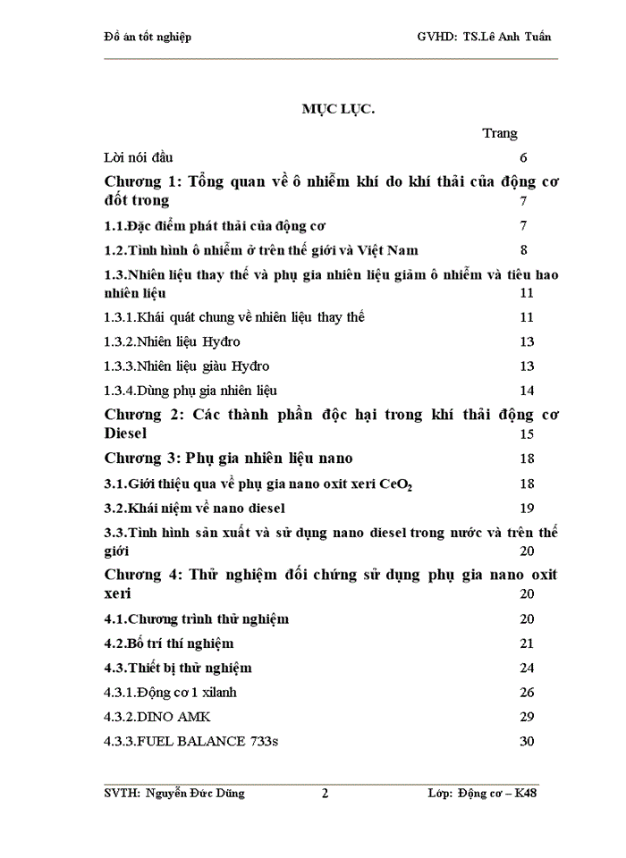 image for page Nghiên cứu sử dụng phụ gia nhiên liệu nano ôxít xeri CeO2 cho nhiên liệu diesel trên động cơ nghiên cứu 1 xilanh AVL5402 tại phòng thí nghiệm Động cơ đốt trong ĐHBK HN.
