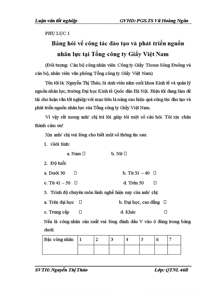 image for page Hoàn thiện công tác đào tạo và phát triển nguồn nhân lực tại Tổng công ty Giấy Việt Nam