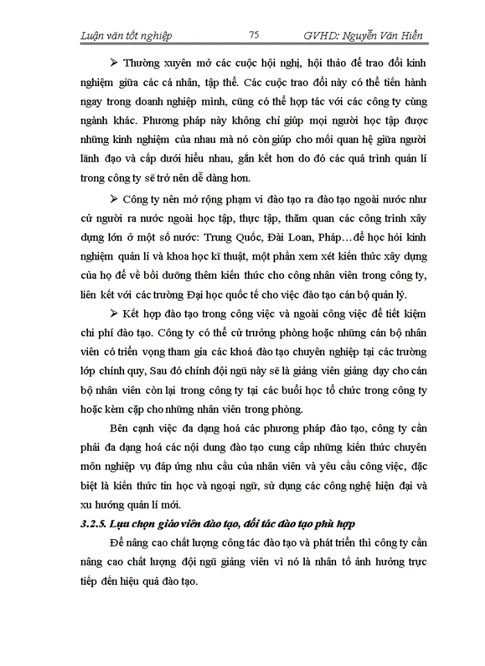 image for page Hoàn thiện công tác đào tạo và phát triển nguồn nhân lực tại Công ty cổ phần LICOGI 19