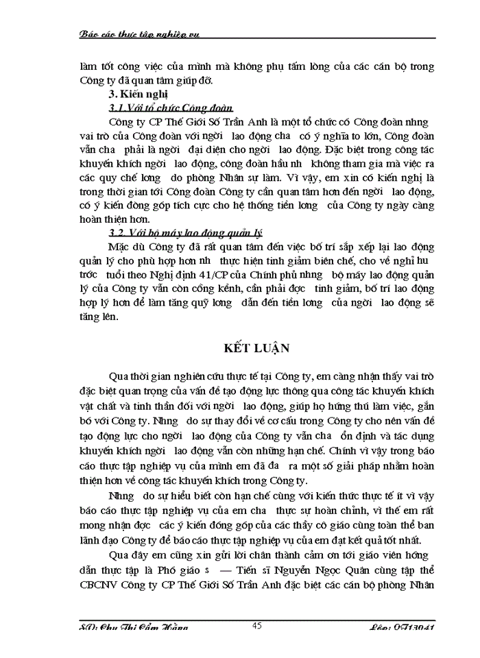 image for page Tạo động lực cho người lao động thông qua công tác khuyến khích vật chất và tinh thần tại Công ty CP Thế Giới Số Trần Anh