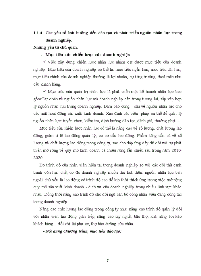 image for page Quản lý đào tạo và phát triển nguồn nhân lực ở Công ty Cổ phần Hoàng Hà giai đoạn 2011-2020