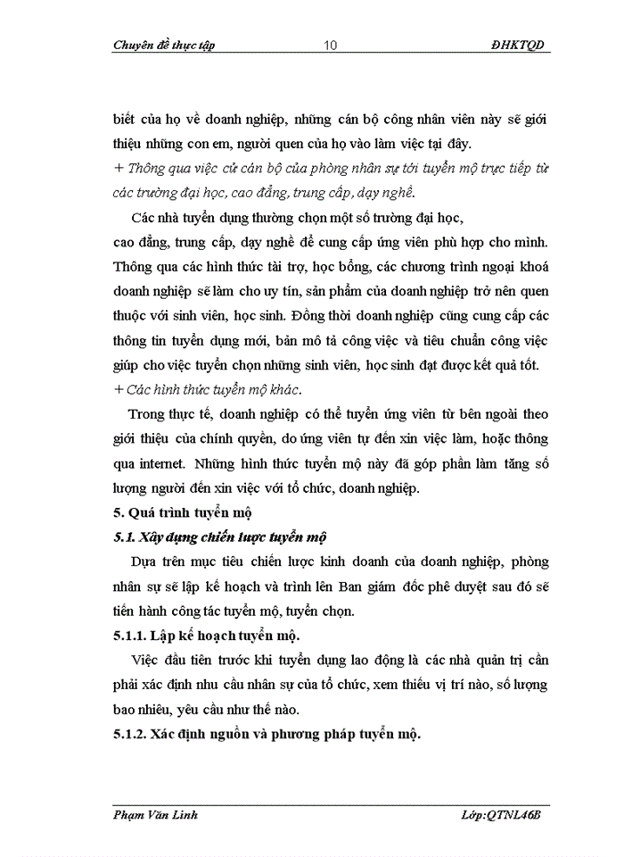 image for page Hoàn thiện công tác tuyển mộ, tuyển chọn lao động tại Xí nghiệp may Minh Hà