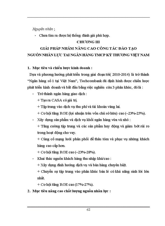 image for page Công tác đào tạo nguồn nhân lực tại Ngân hàng TMCP Kỹ thương Việt Nam