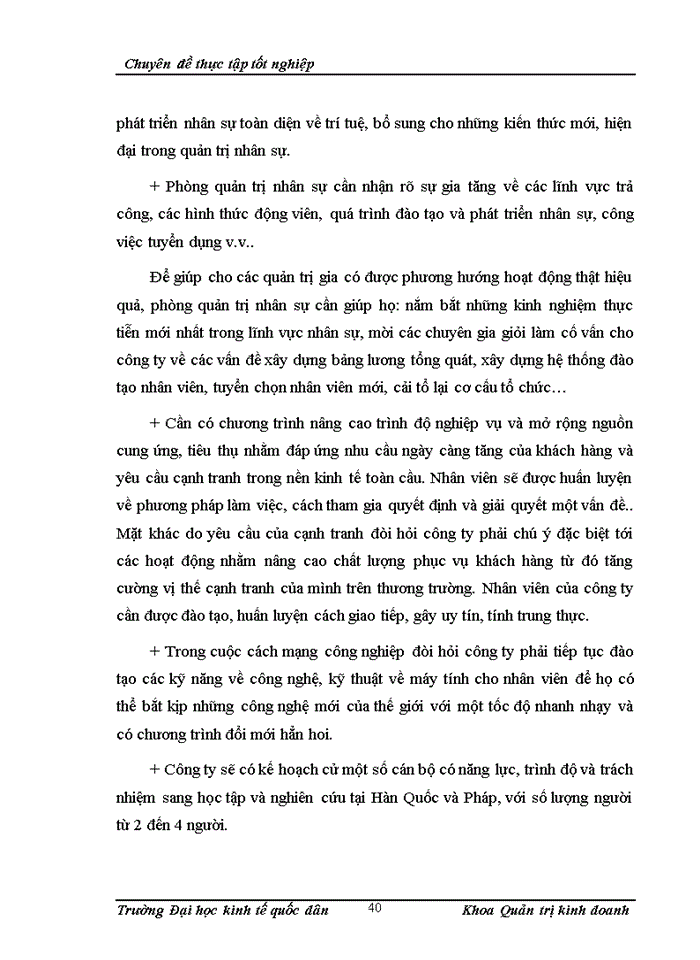 image for page Thực trạng công tác đào tạo và phát triển nguồn nhân lực công ty tnhh tpi ngọc tú