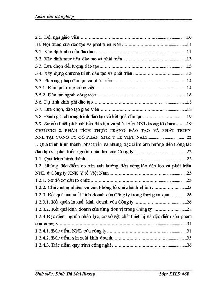 image for page Đào tạo và phát triển nguồn nhân lực ở Công ty cổ phần xuất nhập khẩu y tế Việt Nam - thực trạng và giải pháp