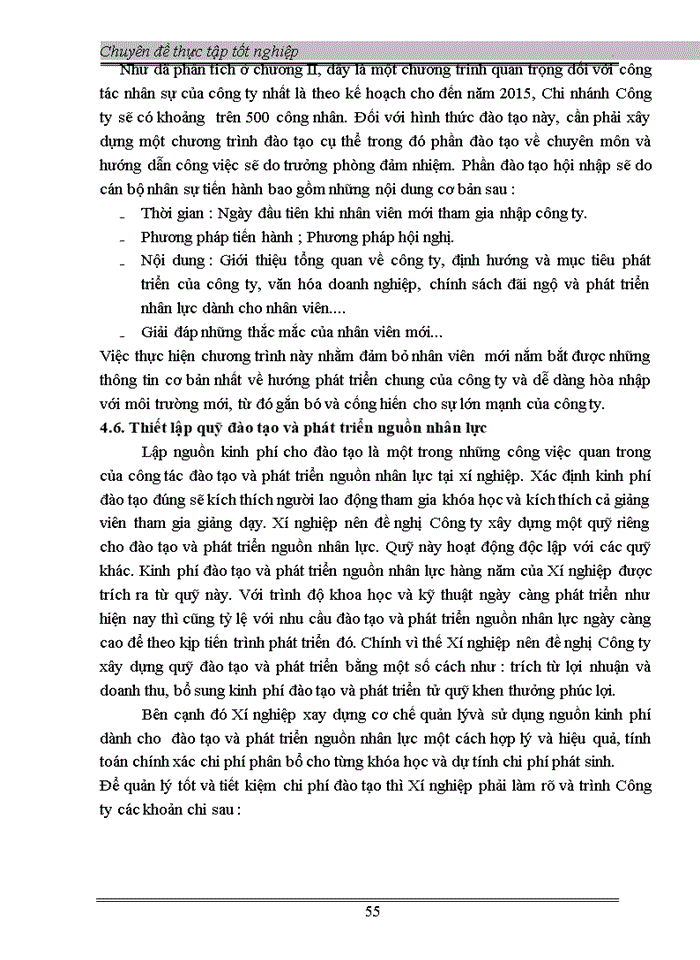 image for page Thực trạng công tác đào tạo và phát triển nguồn nhân lực tại chi nhánh công ty xí nghiệp 1