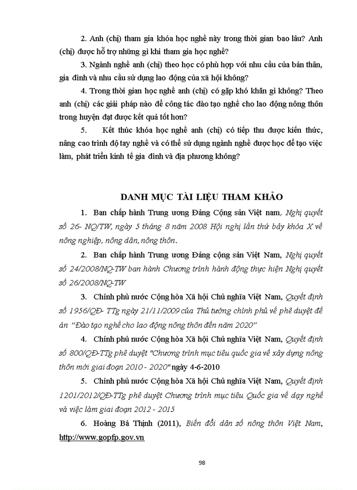 image for page Hoàn thiện công tác đào tạo nghề cho lao động nông thôn tại huyện Sơn Động, tỉnh Bắc Giang