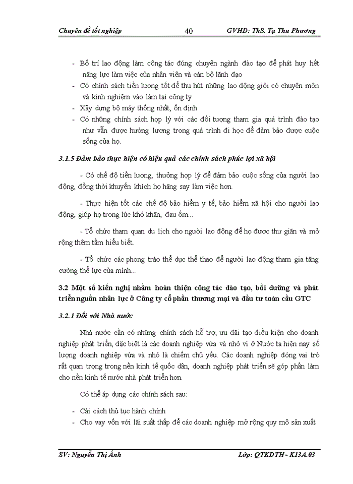 image for page Hoàn thiện công tác đào tạo, bồi dưỡng và phát triển nguồn nhân lực tại Công ty Cổ phần Thương mại và Đầu tư Toàn cầu GTC