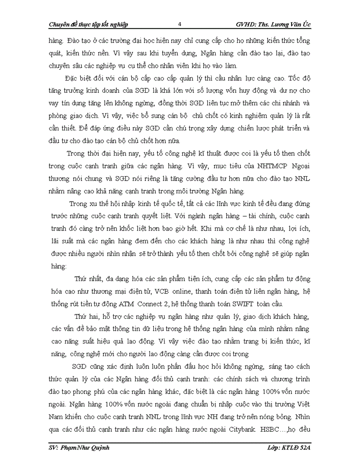 image for page Hoàn thiện công tác đào tạo tại Sở Giao dịch Ngân hàng TMCP Ngoại thương Việt Nam