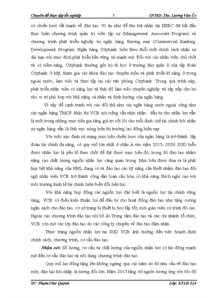 image for page Hoàn thiện công tác đào tạo tại Sở Giao dịch Ngân hàng TMCP Ngoại thương Việt Nam