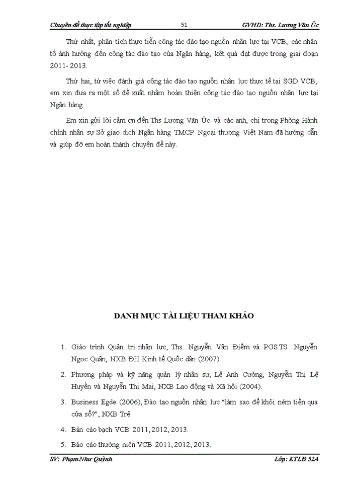 image for page Hoàn thiện công tác đào tạo tại Sở Giao dịch Ngân hàng TMCP Ngoại thương Việt Nam