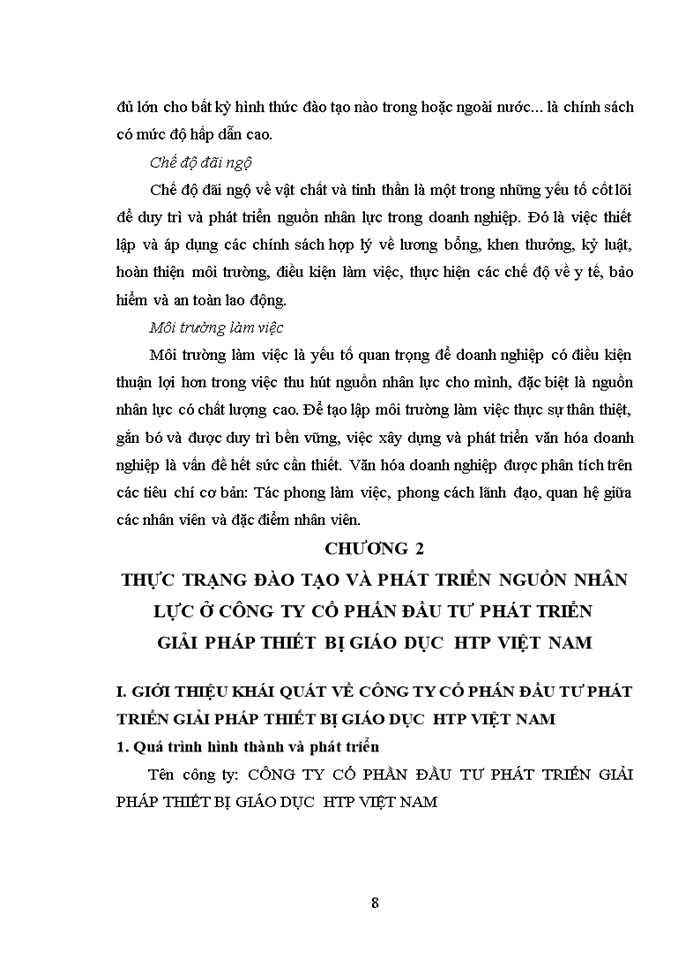 image for page Một số giải pháp nhằm hoàn thiện công tác đào tạo và phát triển nguồn nhân lực tại Công ty cổ phần đầu tư phát triển giải pháp thiết bị giáo dục  HTP Việt Nam