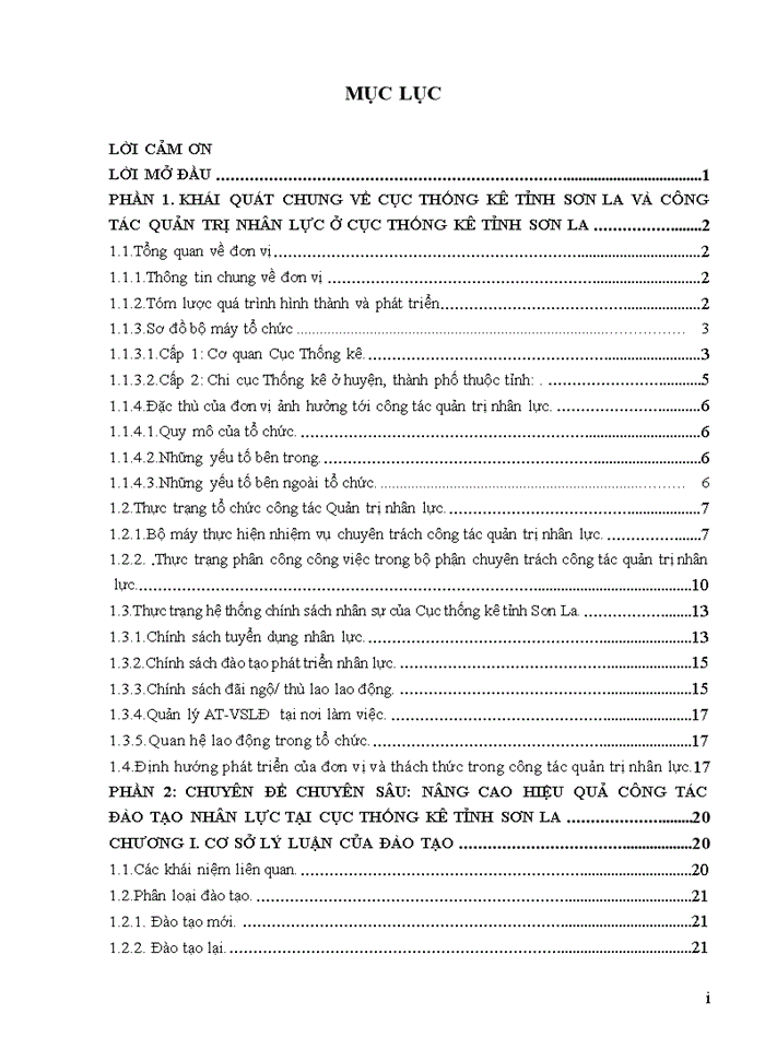 image for page Nâng cao hiệu quả công tác đào tạo nhân lực tại Cục thống kê tỉnh Sơn La
