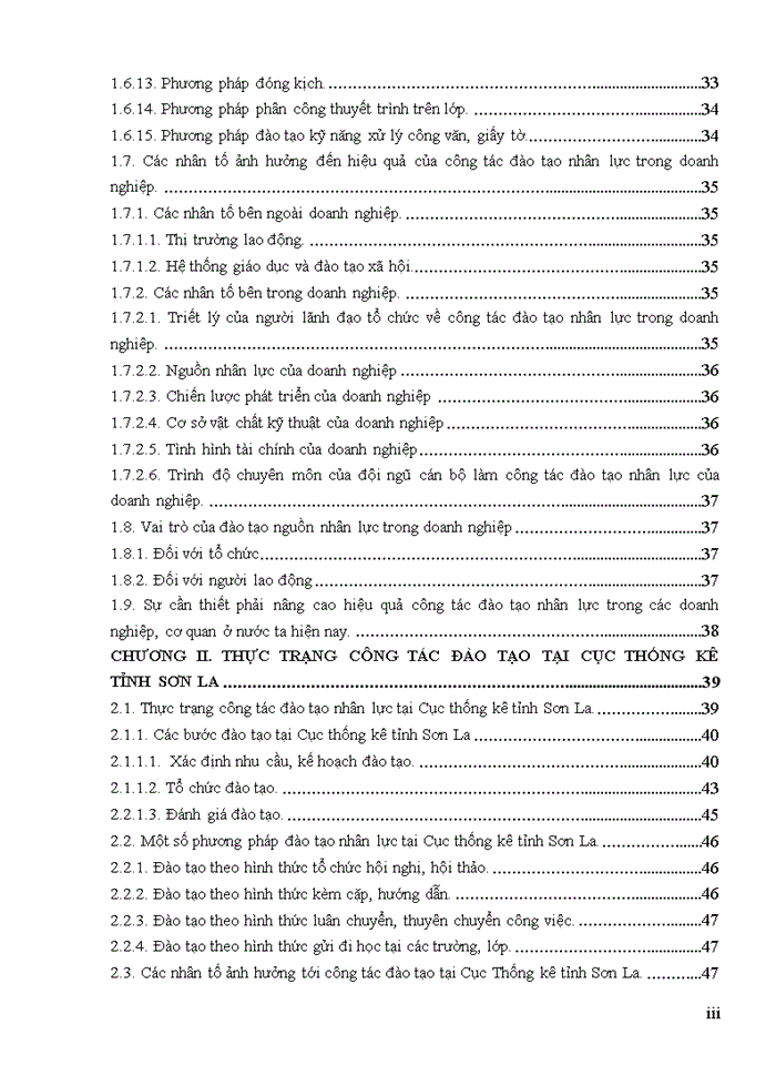 image for page Nâng cao hiệu quả công tác đào tạo nhân lực tại Cục thống kê tỉnh Sơn La