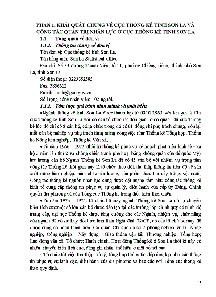 image for page Nâng cao hiệu quả công tác đào tạo nhân lực tại Cục thống kê tỉnh Sơn La