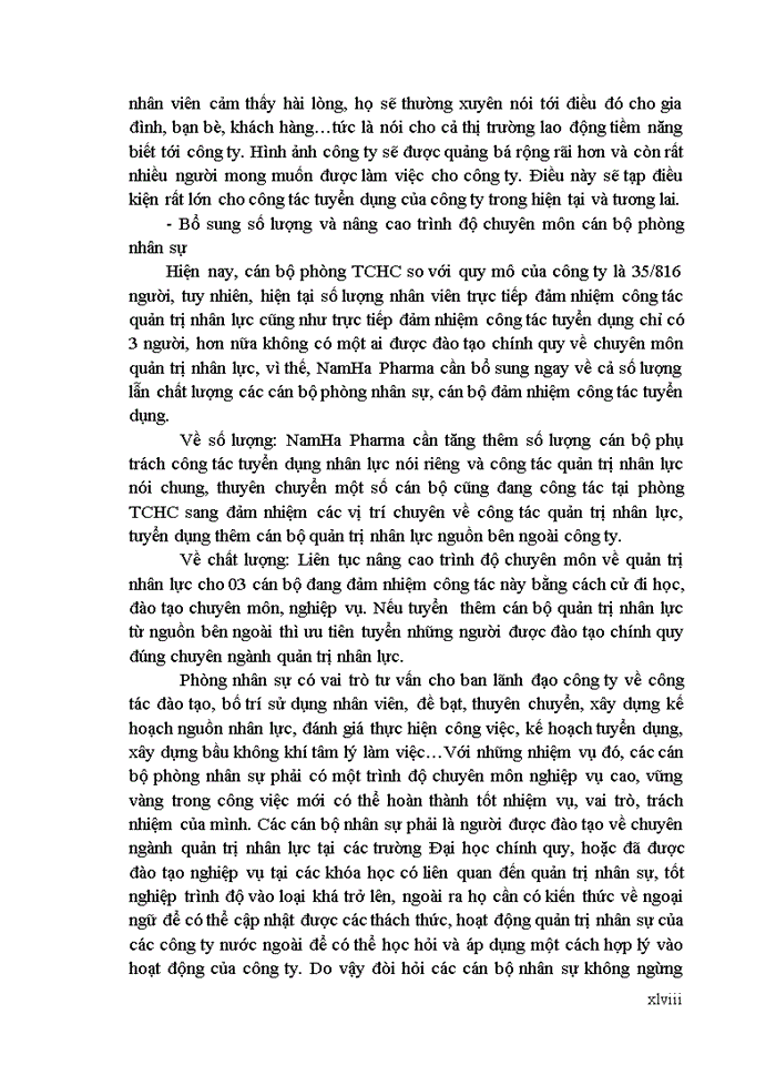 image for page Hoàn thiện công tác tuyển dụng nhân lực tại công ty cổ phần Dược phẩm Nam Hà