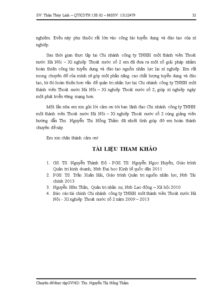 image for page Hoàn thiện công tác tuyển dụng và đào tạo nguồn nhân lực tại Chi nhánh công ty TNHH một thành viên Thoát nước Hà Nội – Xí nghiệp Thoát nước số 2
