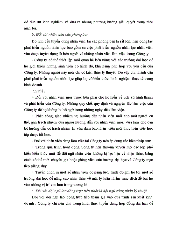image for page Giải pháp phát triển nguồn nhân lực của Công ty Cổ phần Tư vấn và Xây dựng Điện 1