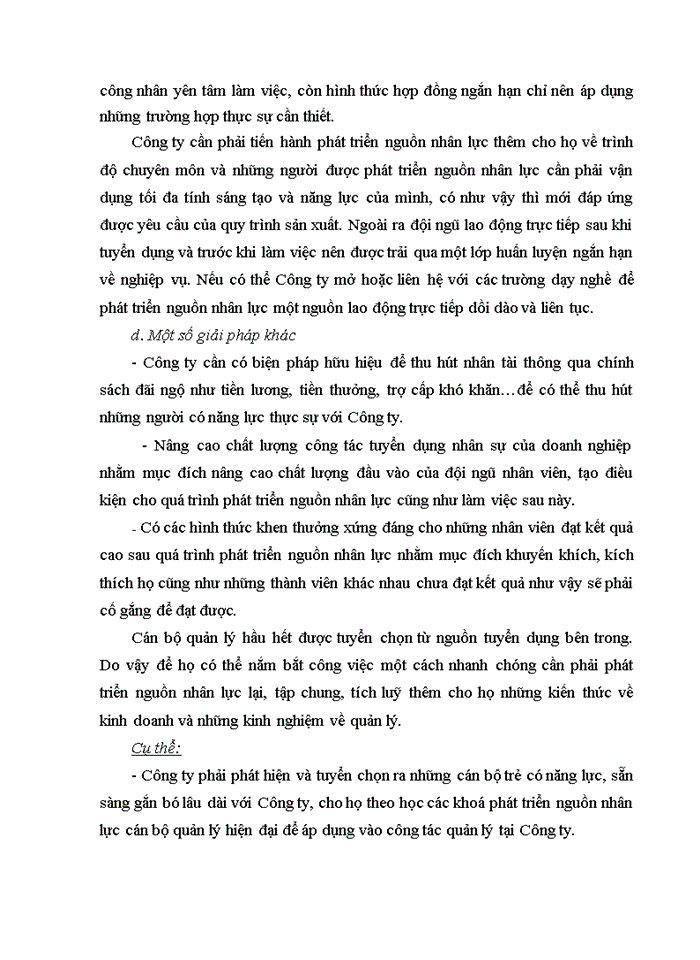 image for page Giải pháp phát triển nguồn nhân lực của Công ty Cổ phần Tư vấn và Xây dựng Điện 1