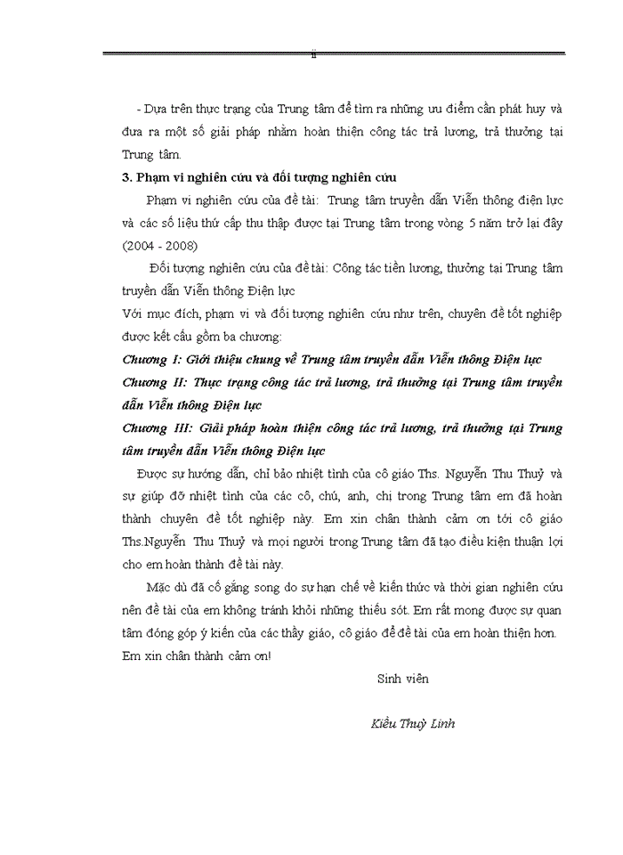 image for page Hoàn thiện công tác trả lương, trả thưởng tại Trung tâm truyền dẫn Viễn thông Điện lực