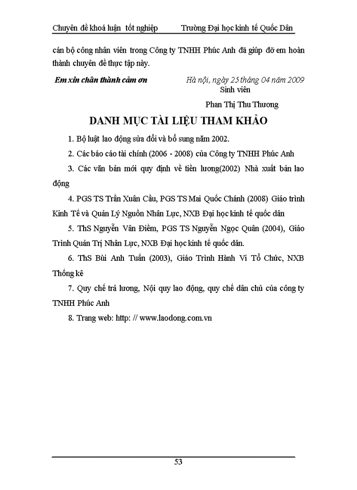 image for page Phân tích thực trạng công tác tạo động lực trong lao động tại công ty TNHH Phúc Anh