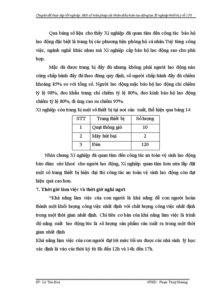 image for page Phân tích thực trạng điều kiện lao động tại Xí nghiệp thiết bị y tế 130