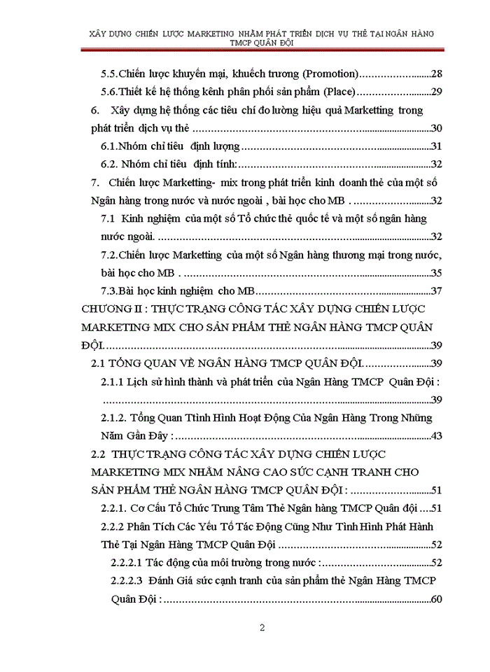 image for page Xây dựng chiến lược marketing nhằm phát triển dịch vụ thẻ tại ngân hàng tmcp quân đội