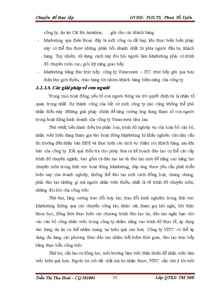 image for page Tăng cường ứng dụng Marketing – mix trong hoạt động kinh doanh của công ty Cổ phần đầu tư và phát triển Du lịch Vinaconex