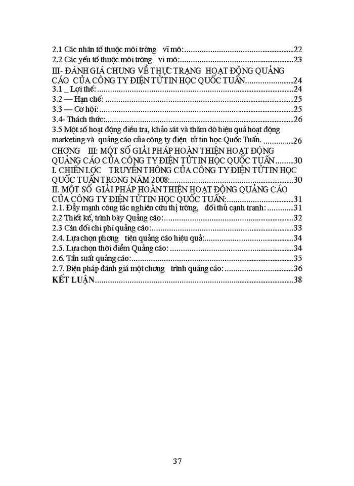 image for page Hoàn thiện chiến lược quảng cáo của  công ty Điện tử tin học Quốc Tuấn