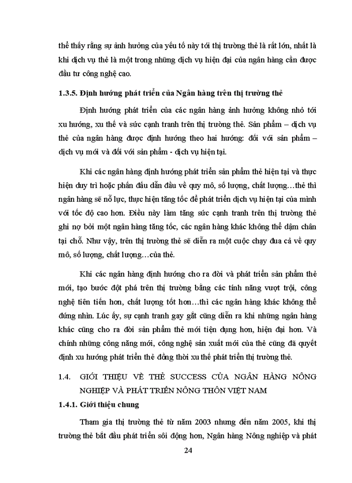 image for page Các giải pháp marketing - mix của dịch vụ thẻ Success tại Chi nhánh Láng Hạ Ngân hàng Nông nghiệp và phát triển Nông thôn Việt Nam