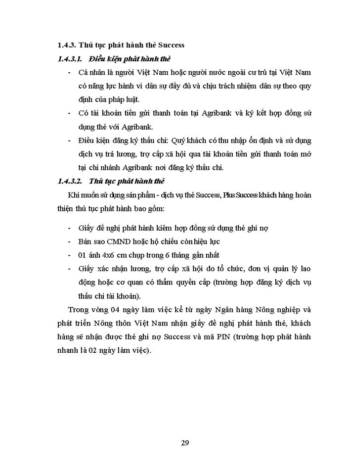 image for page Các giải pháp marketing - mix của dịch vụ thẻ Success tại Chi nhánh Láng Hạ Ngân hàng Nông nghiệp và phát triển Nông thôn Việt Nam