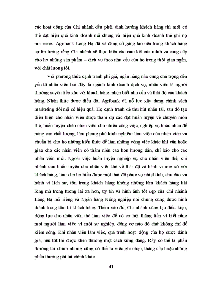 image for page Các giải pháp marketing - mix của dịch vụ thẻ Success tại Chi nhánh Láng Hạ Ngân hàng Nông nghiệp và phát triển Nông thôn Việt Nam