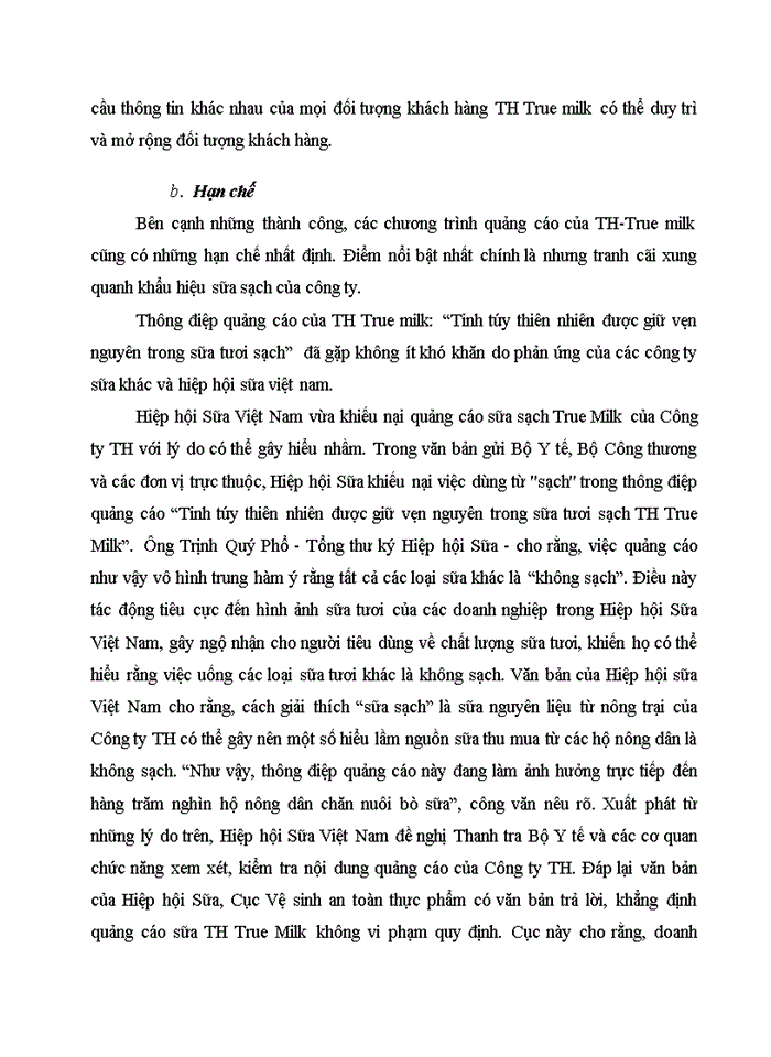 image for page Xây dựng chiến lược marketing  cho dòng sản phẩm sữa th truemilk  năm 2014