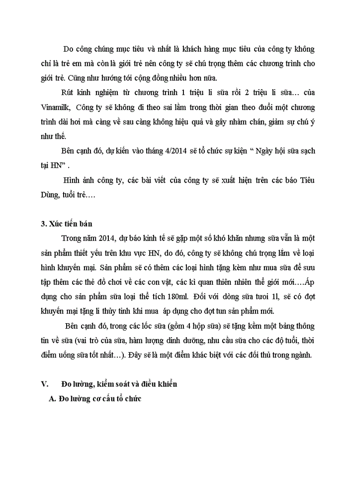 image for page Xây dựng chiến lược marketing  cho dòng sản phẩm sữa th truemilk  năm 2014