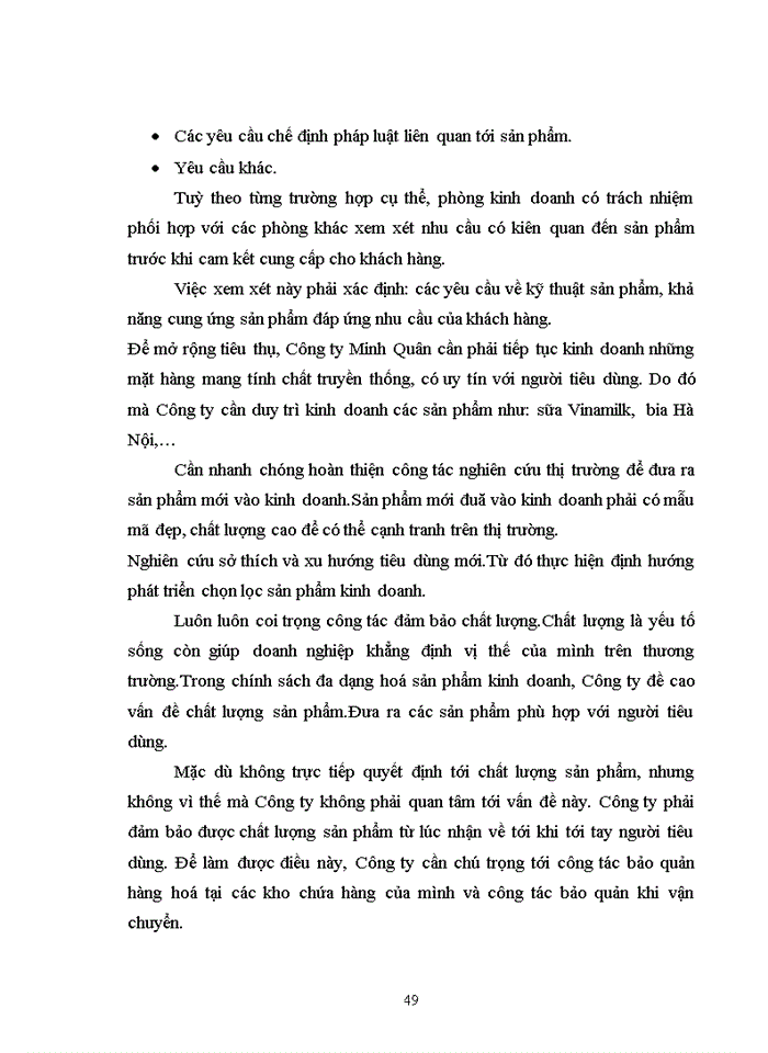 image for page Giải pháp Marketing thúc đẩy hoạt động kinh doanh của Công ty công nghệ phẩm Minh Quân