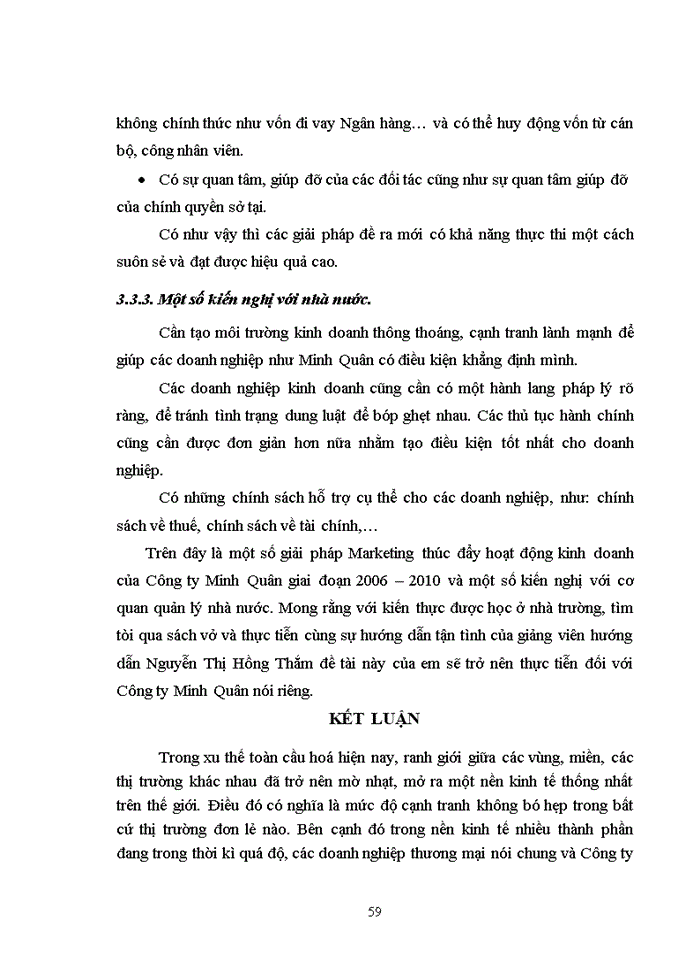 image for page Giải pháp Marketing thúc đẩy hoạt động kinh doanh của Công ty công nghệ phẩm Minh Quân