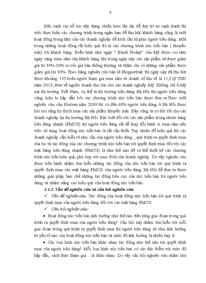 image for page Nghiên cứu tác động của hoạt động xúc tiến bán tới quá trình ra quyết định mua một số mặt hàng tiêu dùng nhanh của người tiêu dùng hà nội
