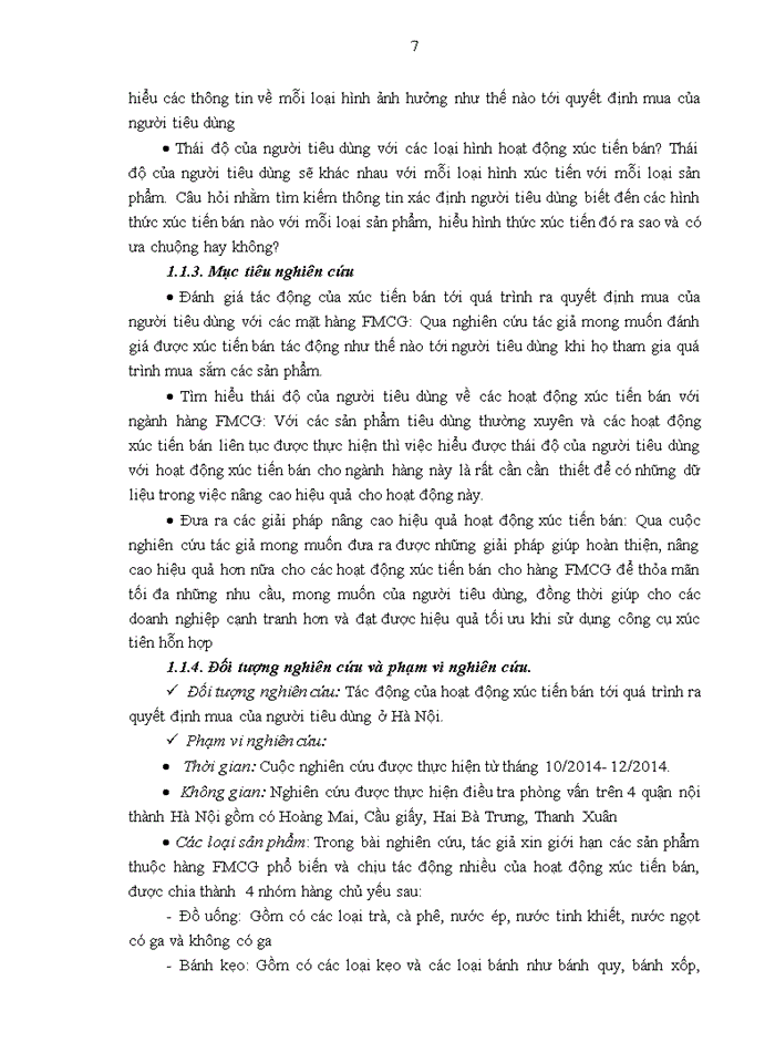 image for page Nghiên cứu tác động của hoạt động xúc tiến bán tới quá trình ra quyết định mua một số mặt hàng tiêu dùng nhanh của người tiêu dùng hà nội