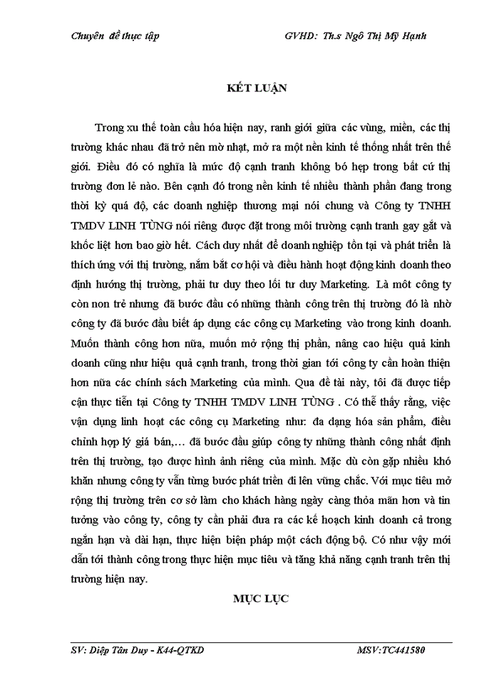 image for page Một số giải pháp nhằm hoàn thiện hoạt động Marketing tại Công ty TNHH THƯƠNG MẠI DỊCH VỤ LINH TÙNG