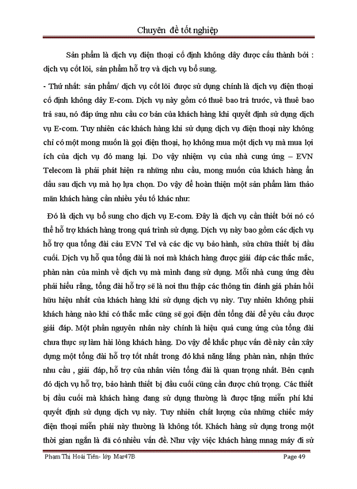 image for page Hoạt động chăm sóc khách hàng sử dụng dịch vụ E-com của EVN Telecom