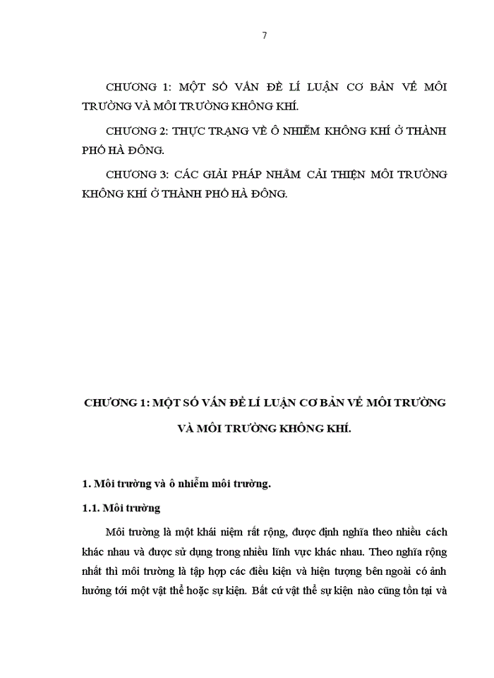 image for page Ô nhiễm môi trường không khí ở thành phố Hà Đông_thực trạng và giải pháp