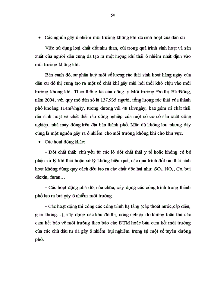 image for page Ô nhiễm môi trường không khí ở thành phố Hà Đông_thực trạng và giải pháp
