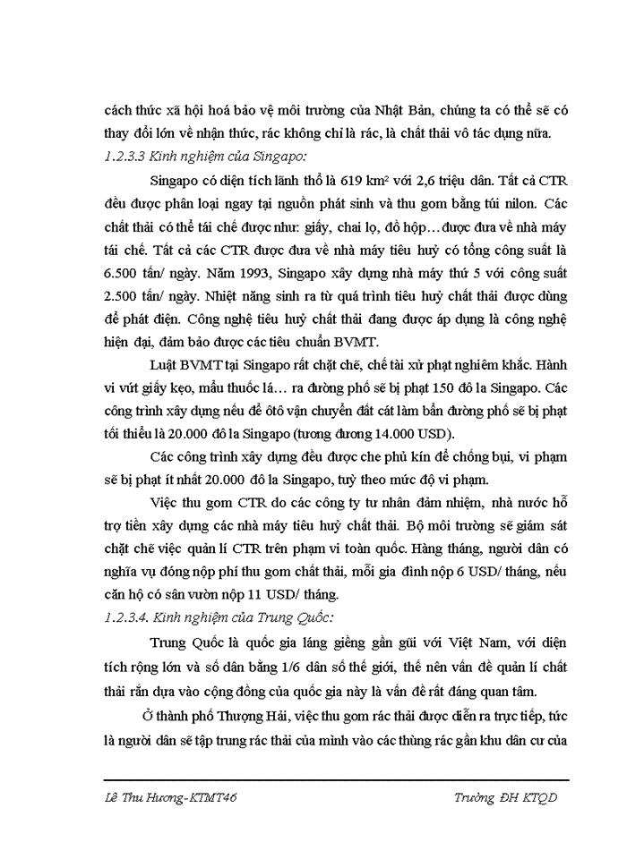 image for page Thực trạng và các giải pháp nâng cao hiệu quả công tác xã hội hoá hoạt động thu gom chất thải rắn trên địa bàn thành phố Hà Nội
