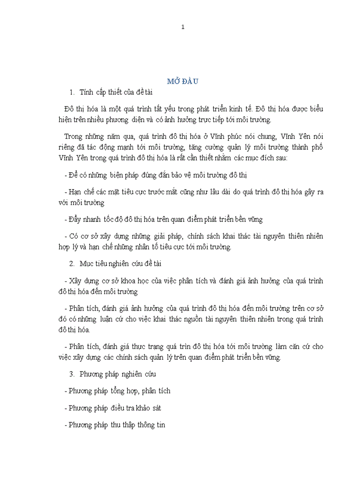 image for page Tăng cường quản lý môi trường thành phố vĩnh yên trong quá trình đô thị hoá