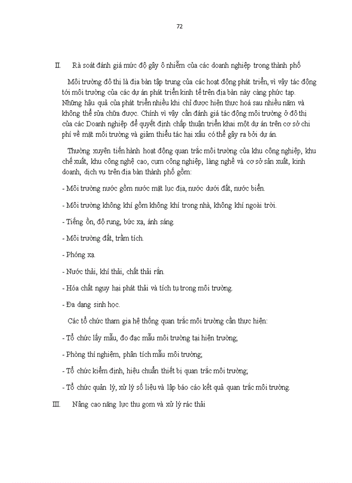 image for page Tăng cường quản lý môi trường thành phố vĩnh yên trong quá trình đô thị hoá
