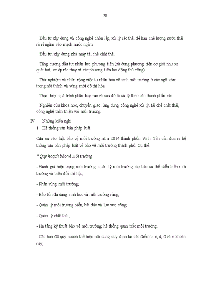 image for page Tăng cường quản lý môi trường thành phố vĩnh yên trong quá trình đô thị hoá